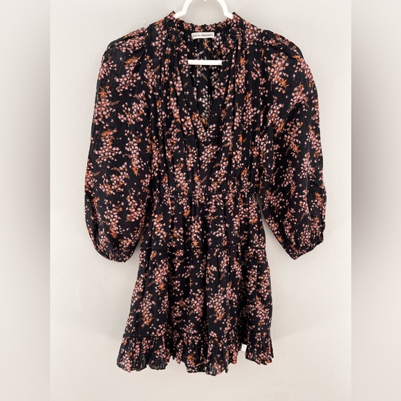 Ulla Johnson Briene Gathered Floral Print Dress Size 2 - Picture 2 of 6